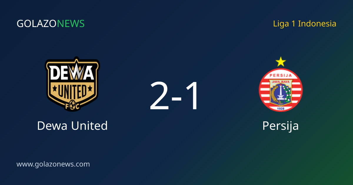 Dewa United schlägt Persija 2-1 in der Liga 1 Indonesia