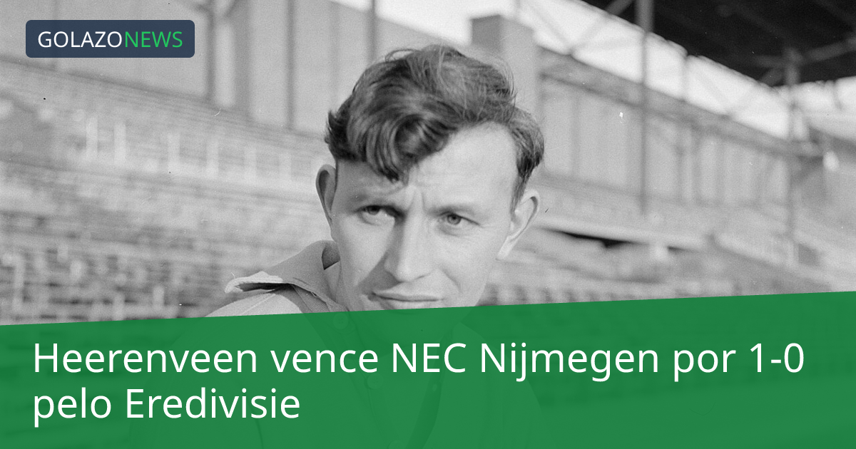 Heerenveen vence NEC Nijmegen por 1-0 pelo Eredivisie