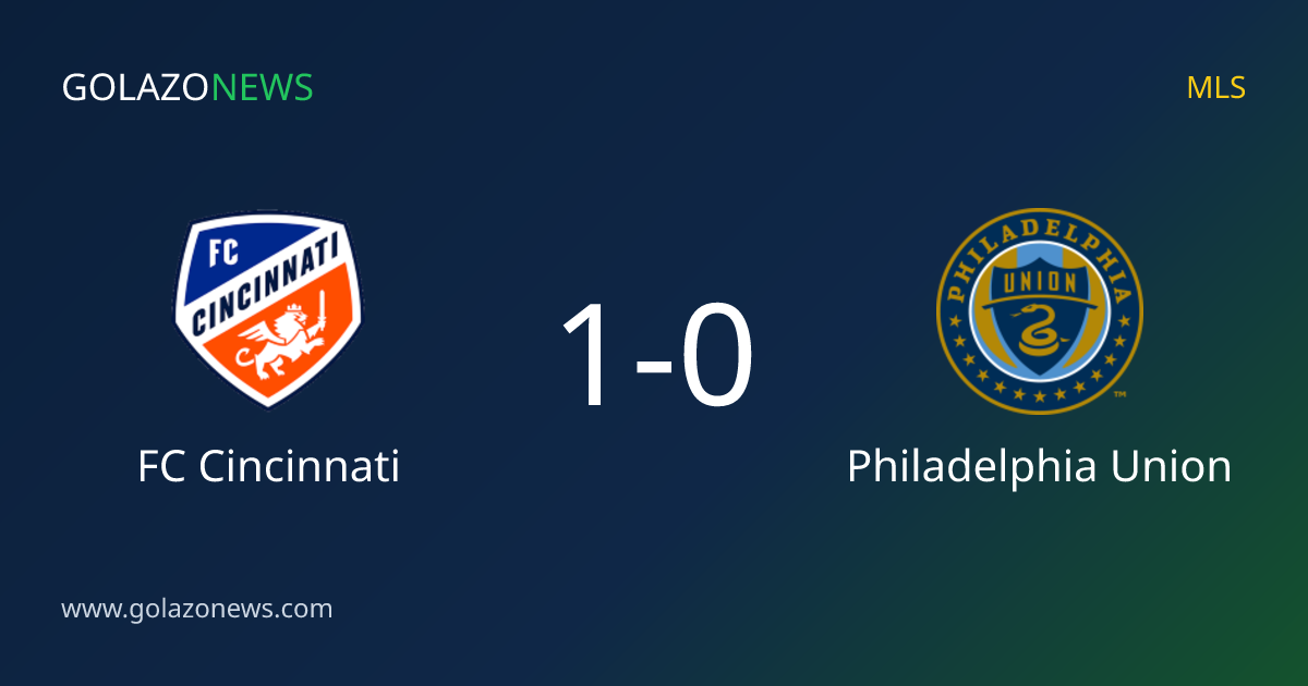FC Cincinnati thắng Philadelphia Union 1-0 tại MLS