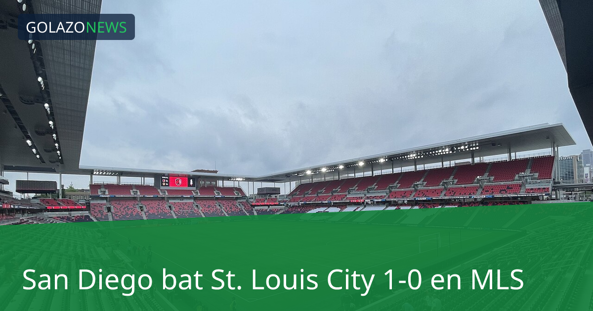 San Diego bat St. Louis City 1-0 en MLS