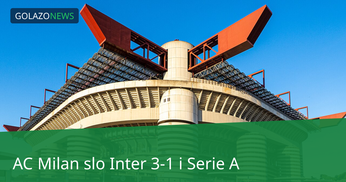 AC Milan slo Inter 3-1 i Serie A