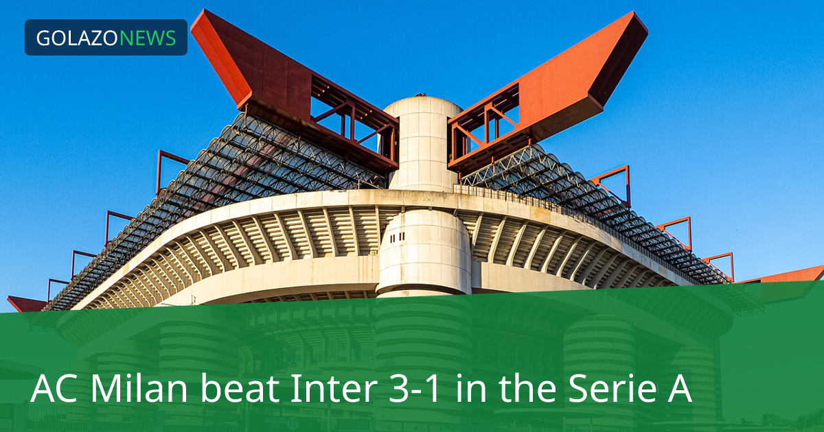 Serie A: AC Milan, Inter에 3-1 승리