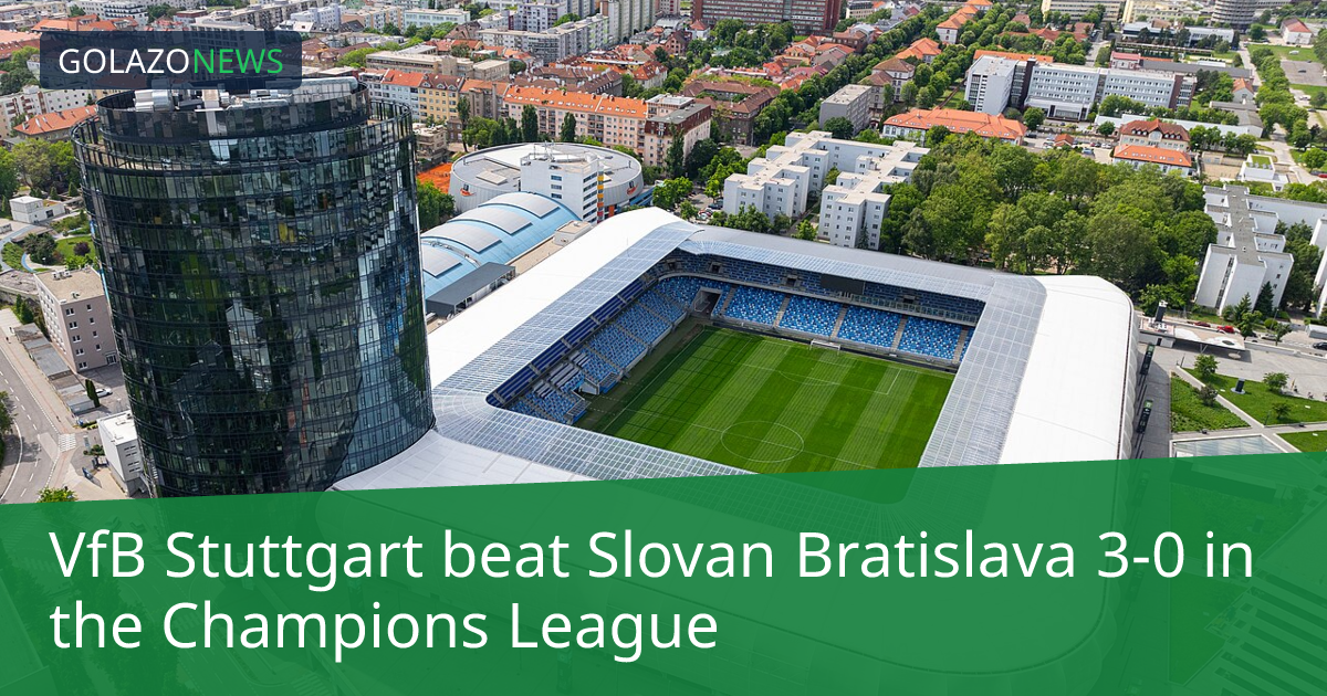 VfB Stuttgart thắng Slovan Bratislava 3-0 tại Champions League
