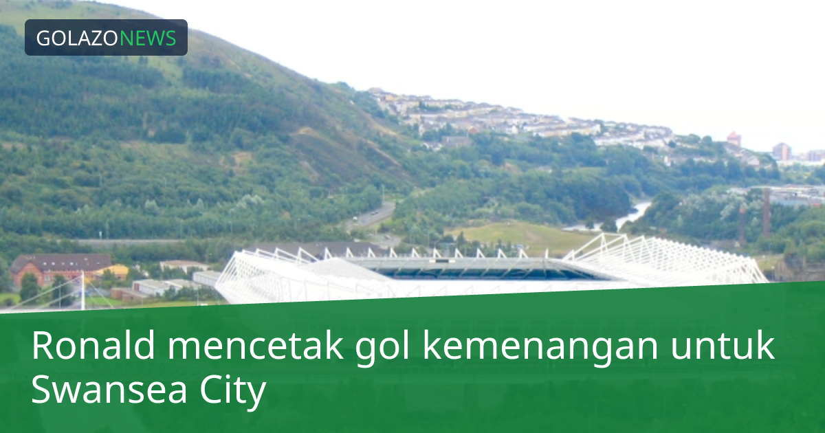 Ronald mencetak gol kemenangan untuk Swansea City