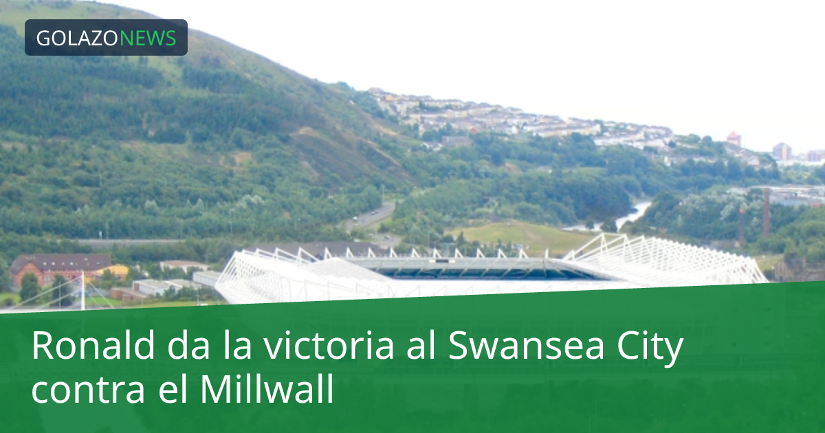 Ronald da la victoria al Swansea City contra el Millwall