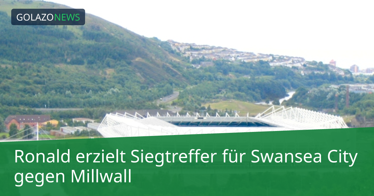 Ronald erzielt Siegtreffer für Swansea City gegen Millwall