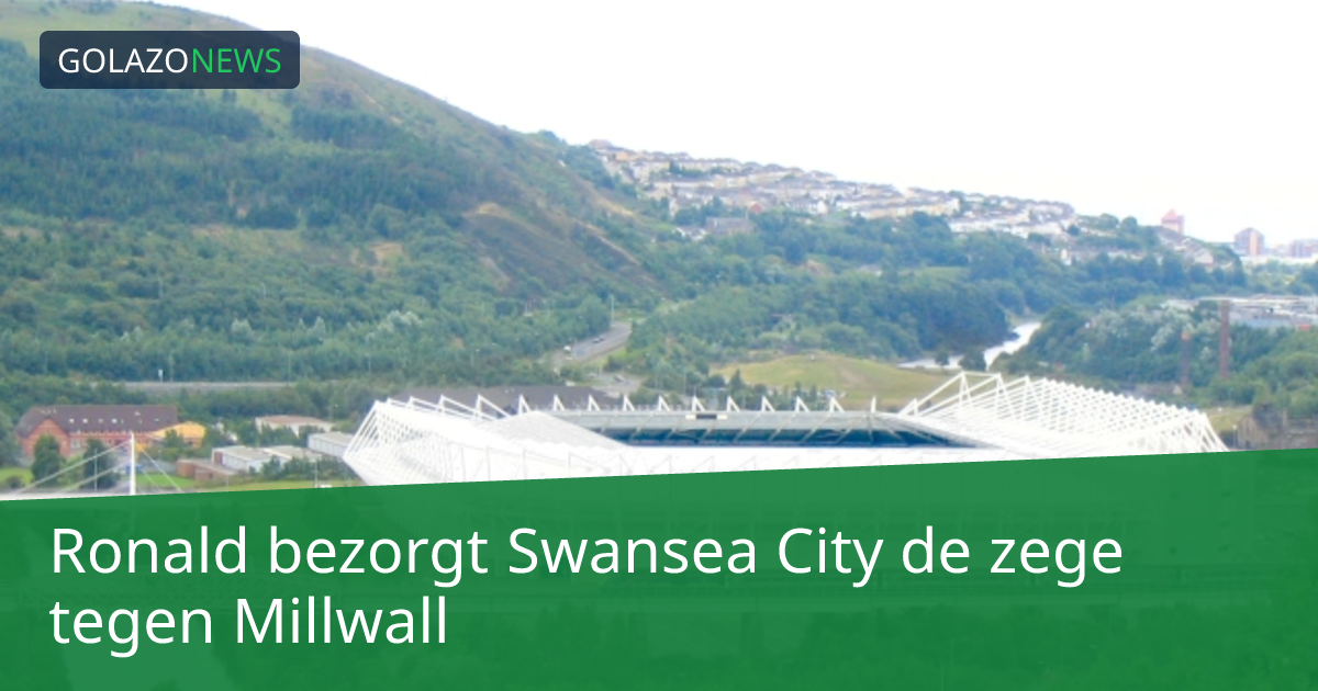 Ronald bezorgt Swansea City de zege tegen Millwall