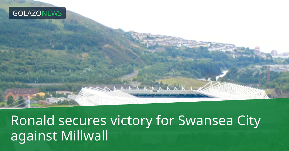 โรนัลด์ทำประตูชัยช่วยสวอนซี ซิตี้คว้าชัย