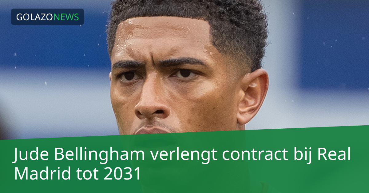 Jude Bellingham verlengt contract bij Real Madrid tot 2031