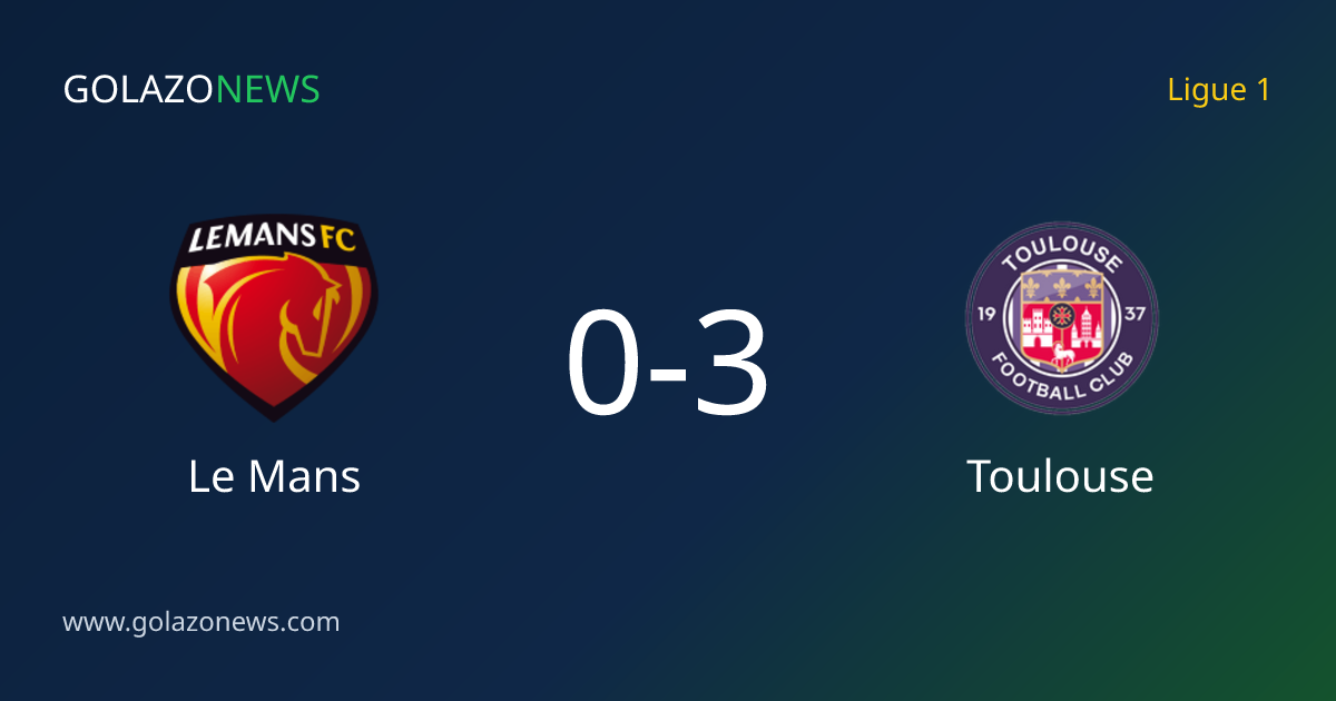 Toulouse slo Le Mans 3-0 i Ligue 1