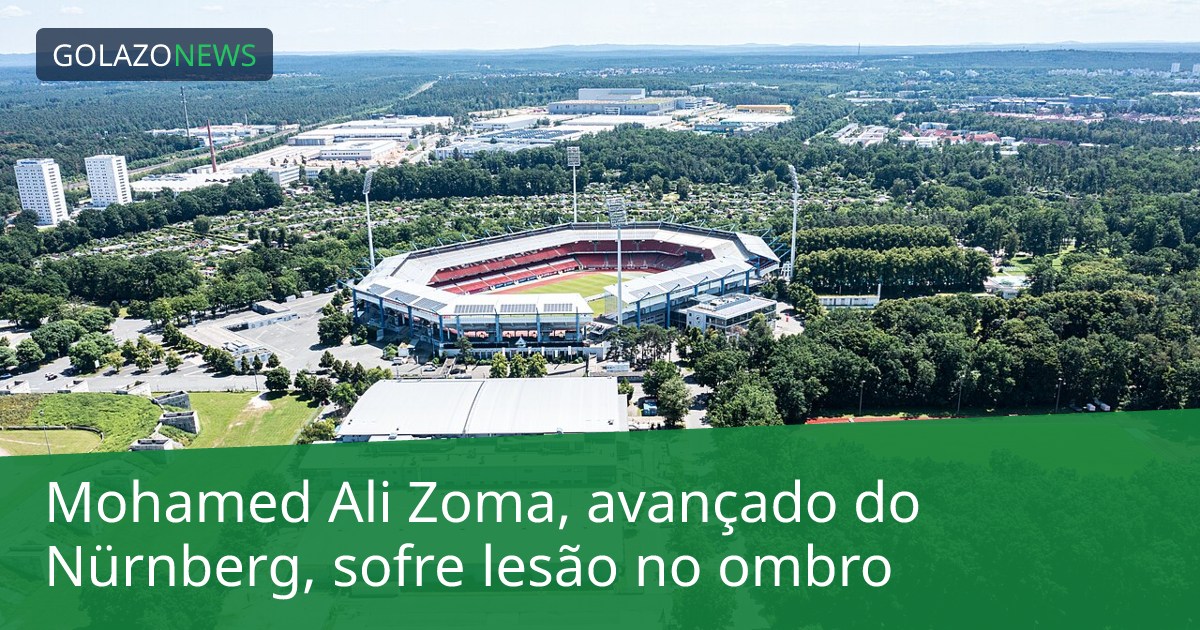 Mohamed Ali Zoma, avançado do Nürnberg, sofre lesão no ombro
