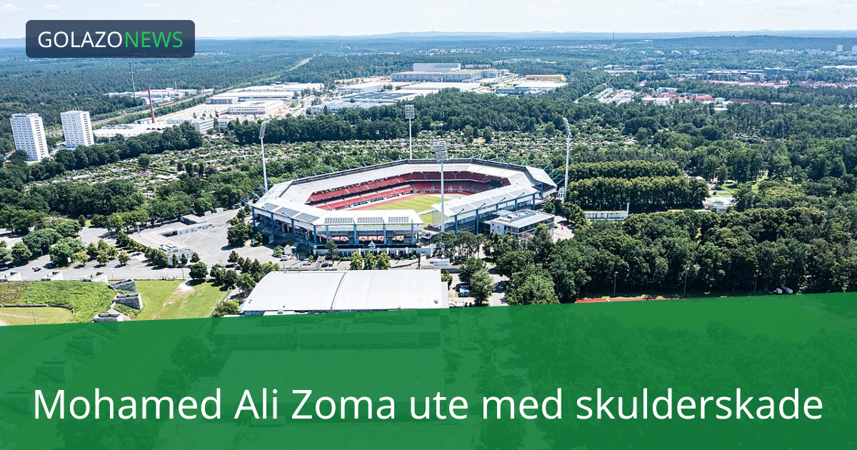 Mohamed Ali Zoma ute med skulderskade