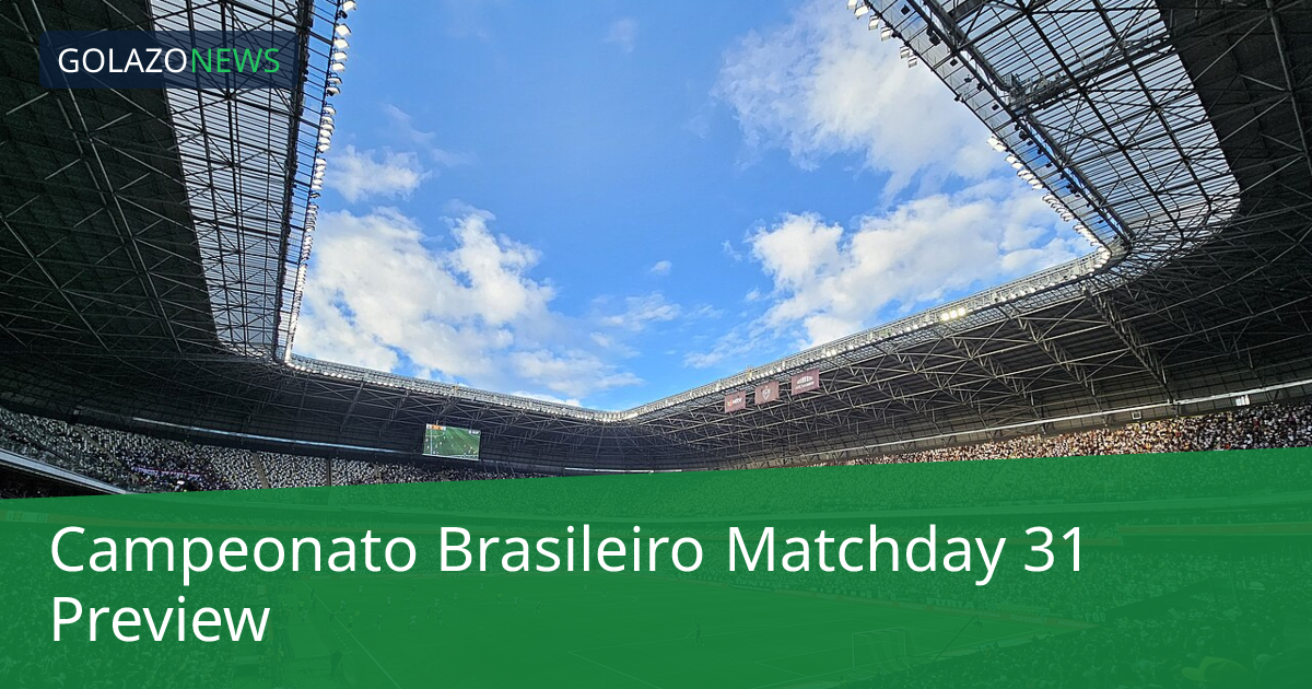 ブラジル全国選手権第31節：試合日程とチーム状況