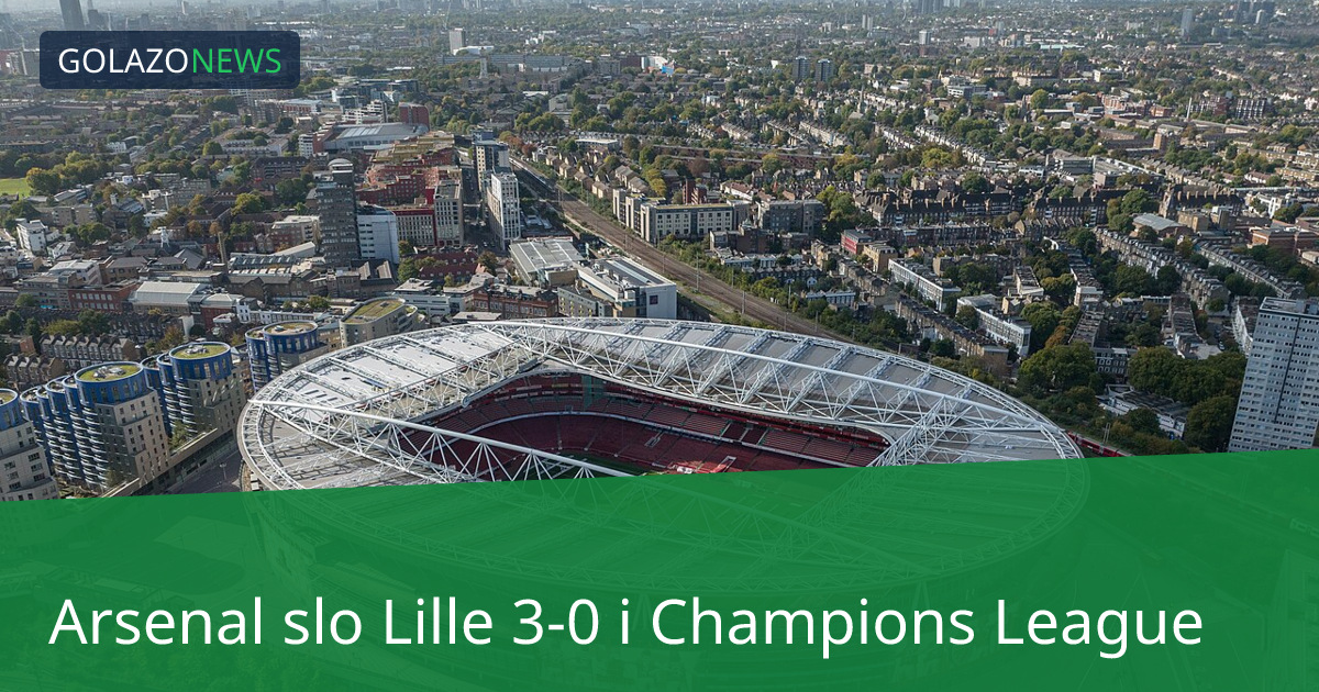 Arsenal slo Lille 3-0 i Champions League