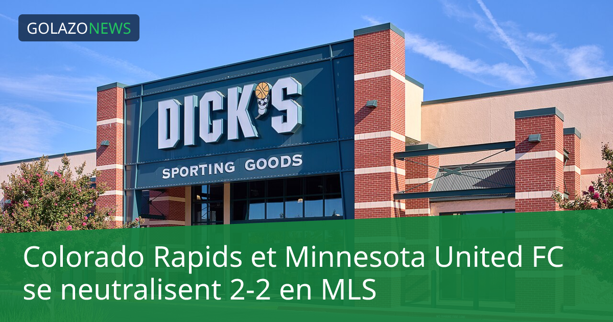 Colorado Rapids et Minnesota United FC se neutralisent 2-2 en MLS