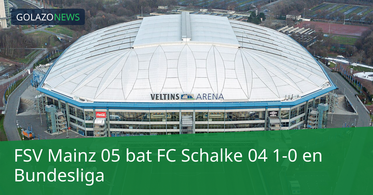 FSV Mainz 05 bat FC Schalke 04 1-0 en Bundesliga