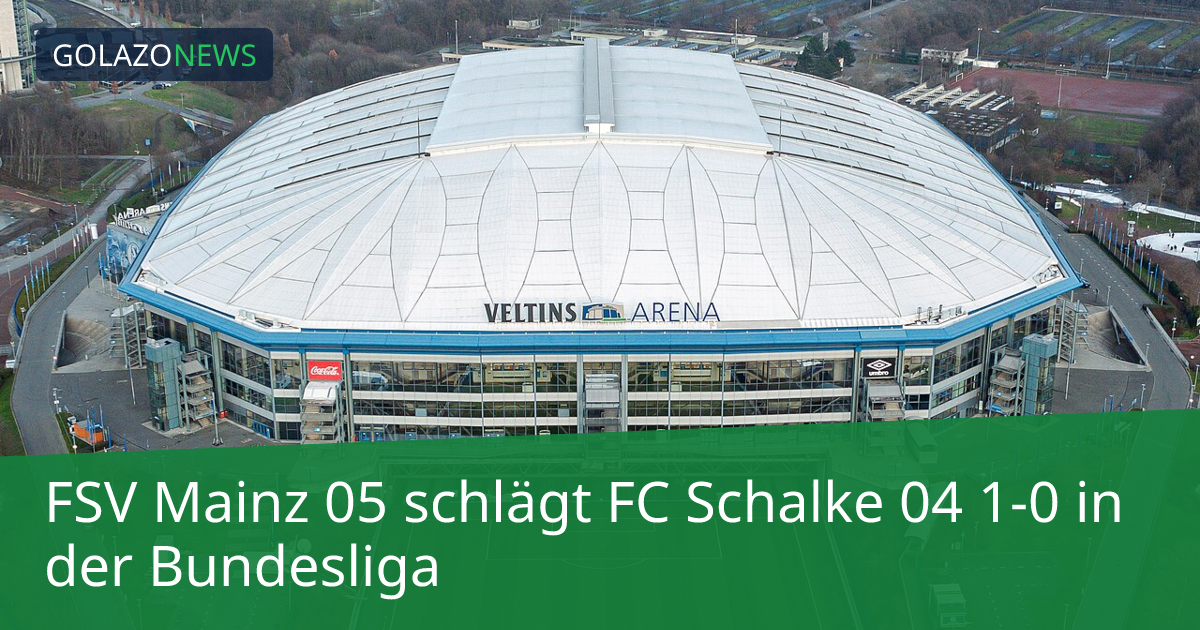 FSV Mainz 05 schlägt FC Schalke 04 1-0 in der Bundesliga