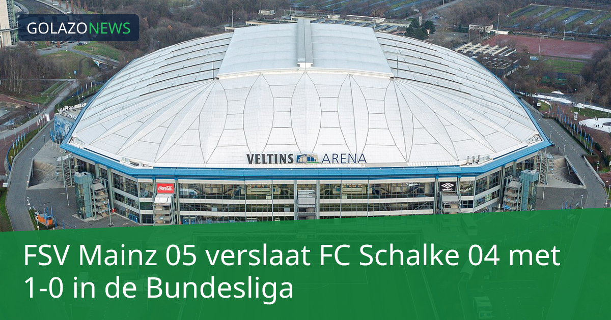 FSV Mainz 05 verslaat FC Schalke 04 met 1-0 in de Bundesliga