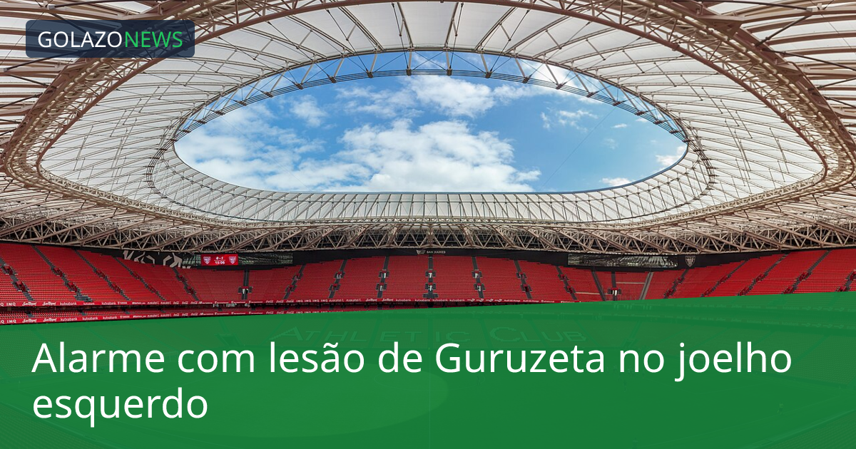 Alarme com lesão de Guruzeta no joelho esquerdo