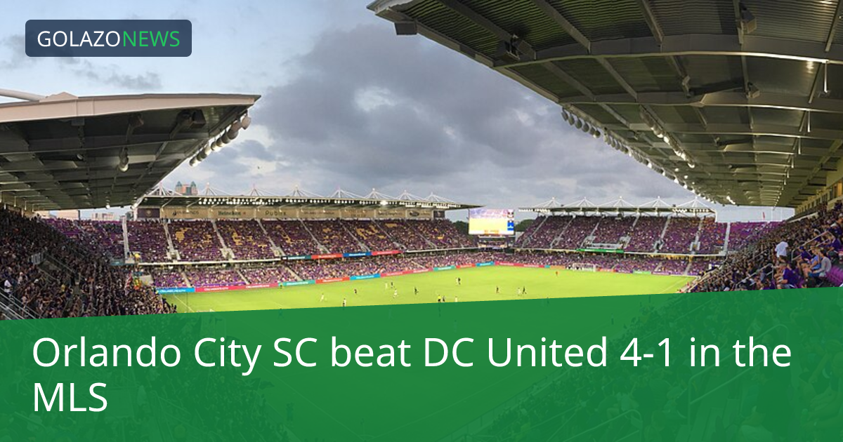 Orlando City SC beat DC United 4-1 in the MLS