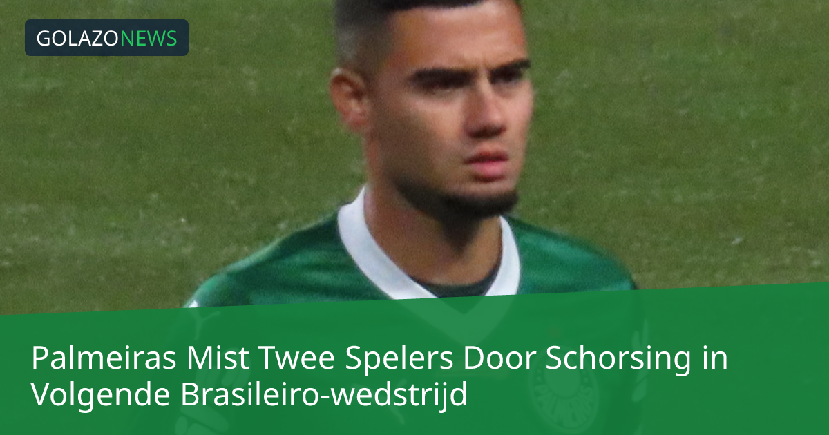 Palmeiras Mist Twee Spelers Door Schorsing in Volgende Brasileiro-wedstrijd