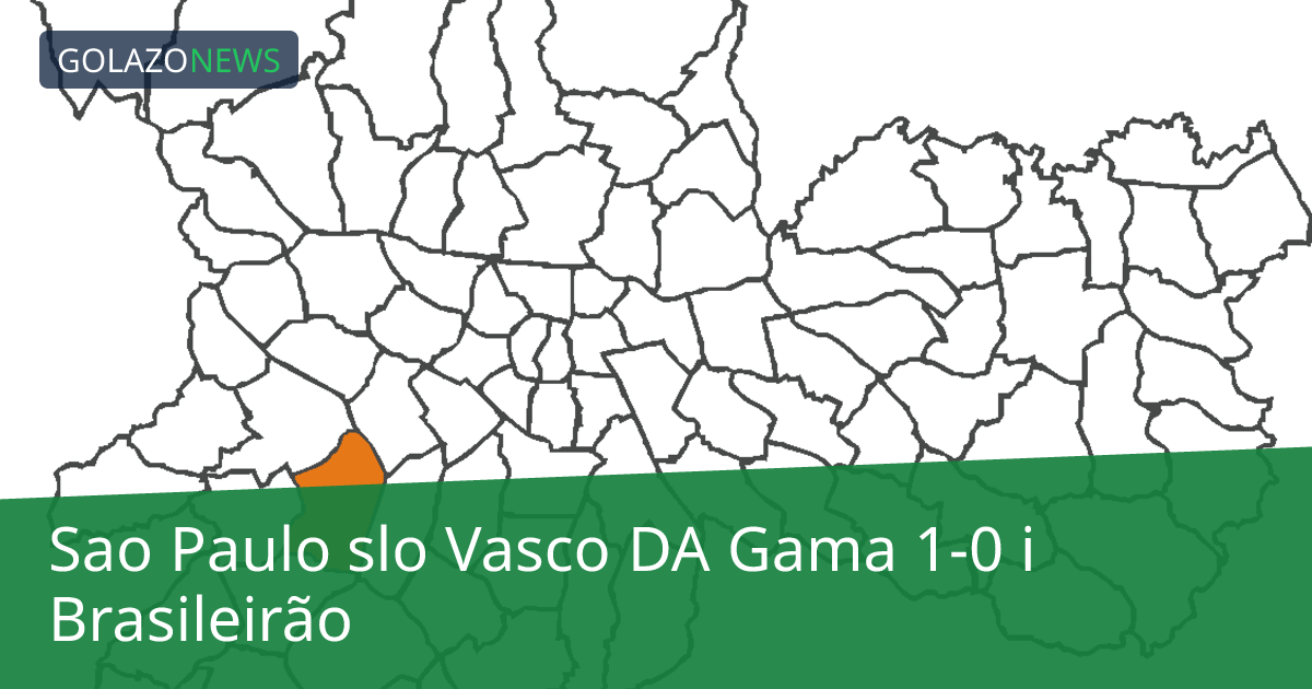 Sao Paulo slo Vasco DA Gama 1-0 i Brasileirão