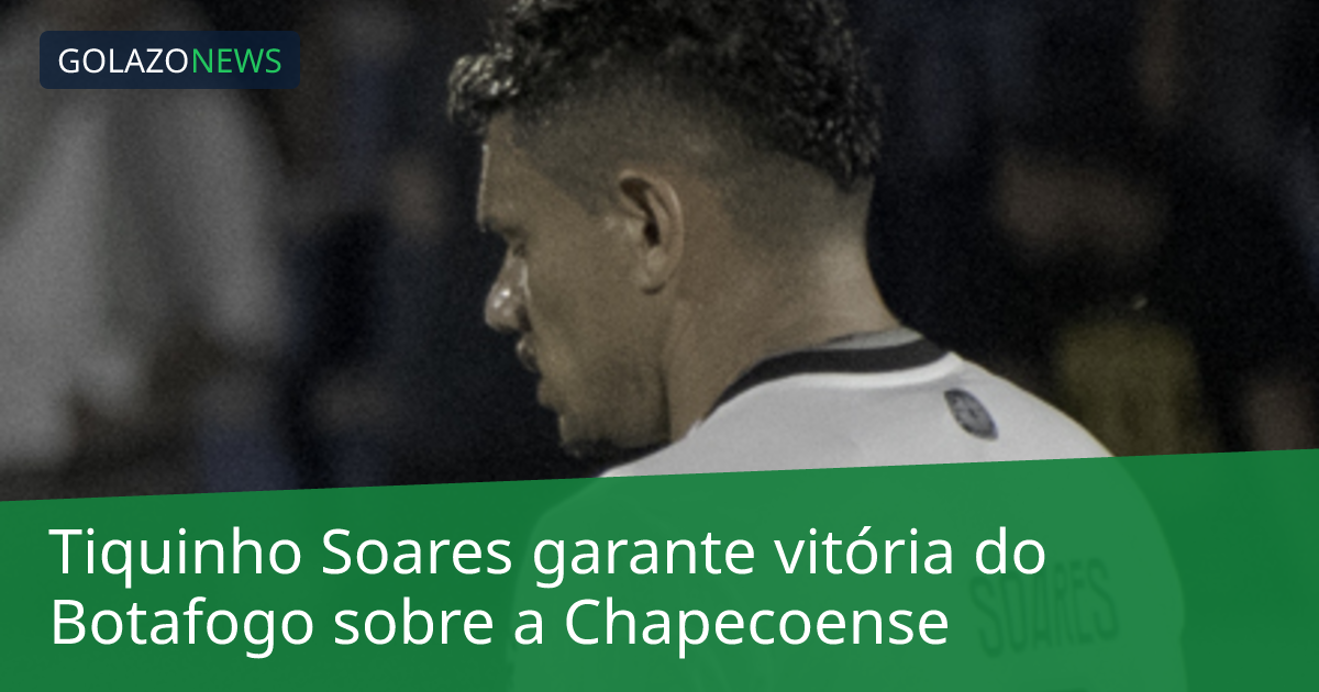 Tiquinho Soares garante vitória do Botafogo sobre a Chapecoense