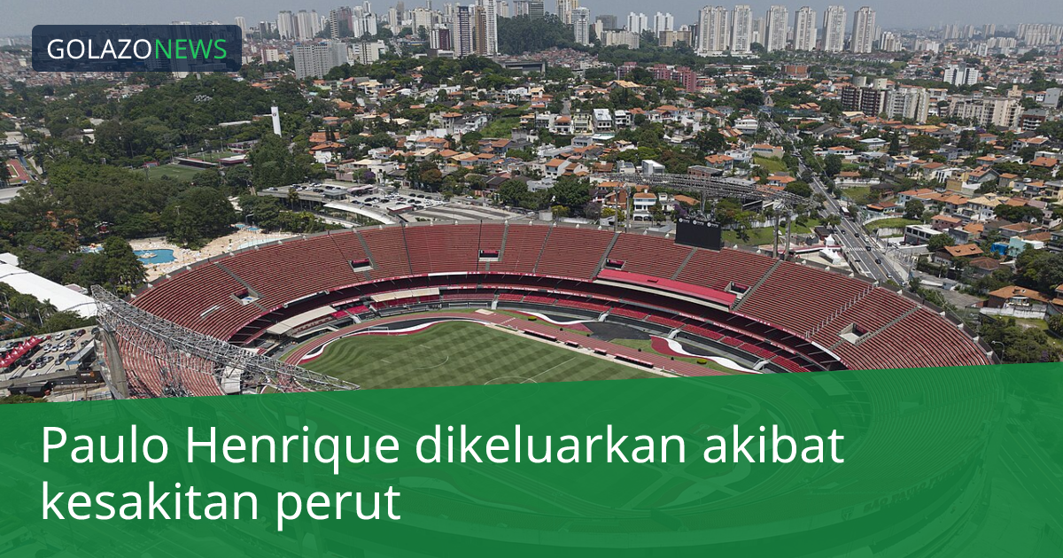 Paulo Henrique dikeluarkan akibat kesakitan perut