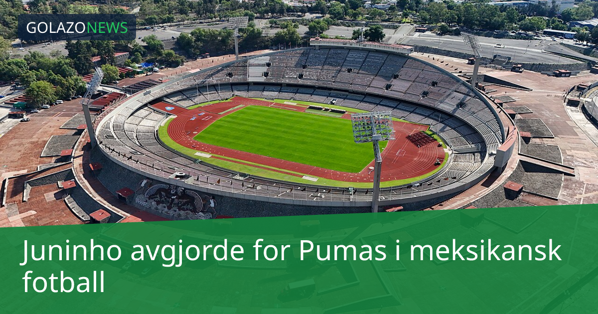 Juninho avgjorde for Pumas i meksikansk fotball