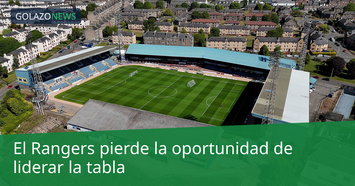 El Rangers pierde la oportunidad de liderar la tabla