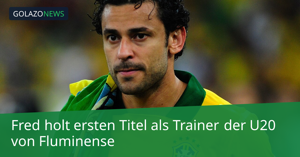 Fred holt ersten Titel als Trainer der U20 von Fluminense