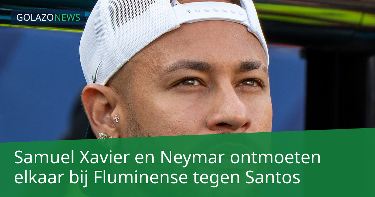 Samuel Xavier en Neymar ontmoeten elkaar bij Fluminense tegen Santos