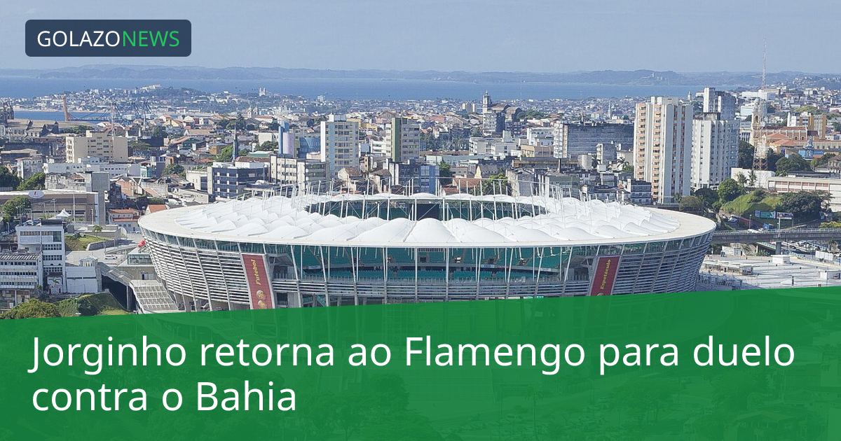 Jorginho retorna ao Flamengo para duelo contra o Bahia