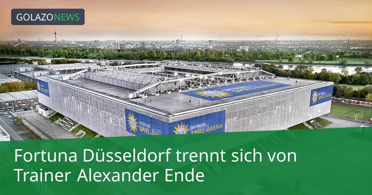Fortuna Düsseldorf trennt sich von Trainer Alexander Ende