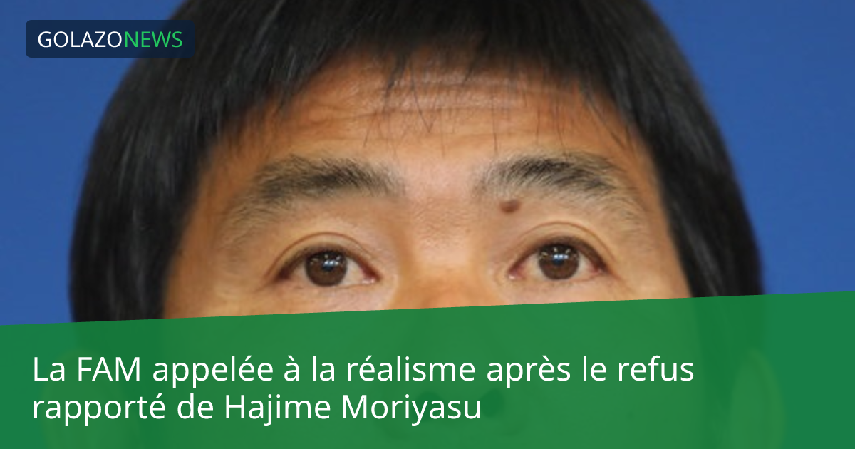 La FAM appelée à la réalisme après le refus rapporté de Hajime Moriyasu