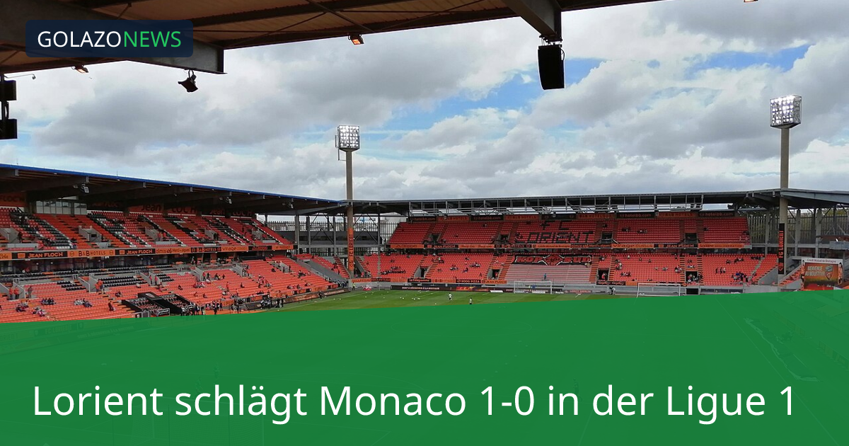 Lorient schlägt Monaco 1-0 in der Ligue 1