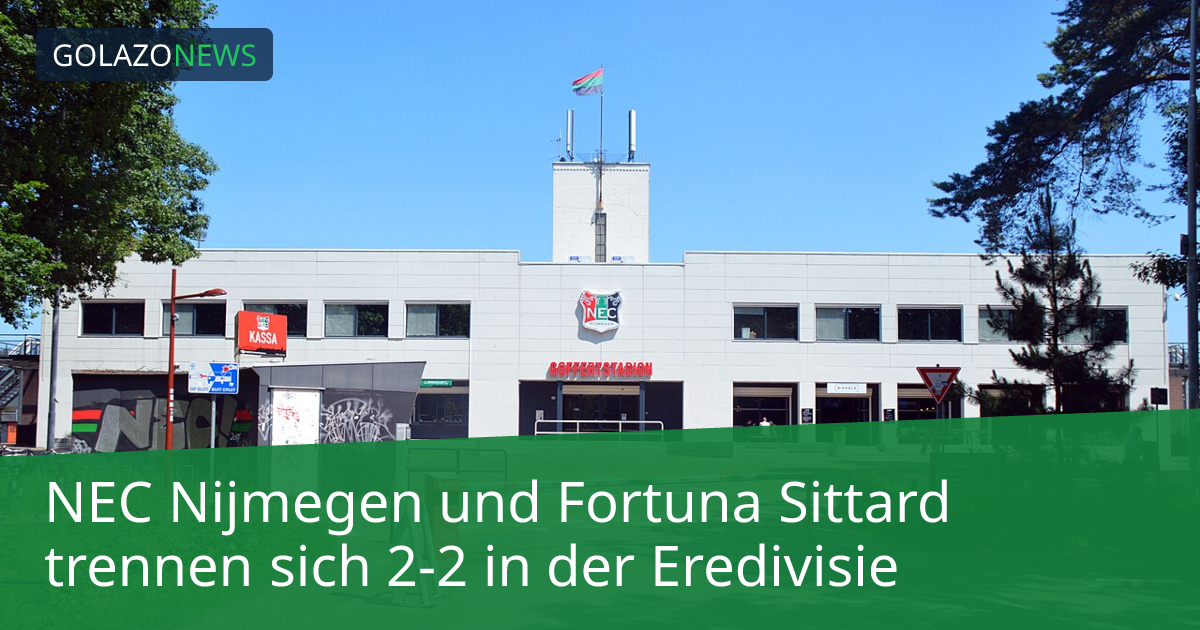 NEC Nijmegen und Fortuna Sittard trennen sich 2-2 in der Eredivisie