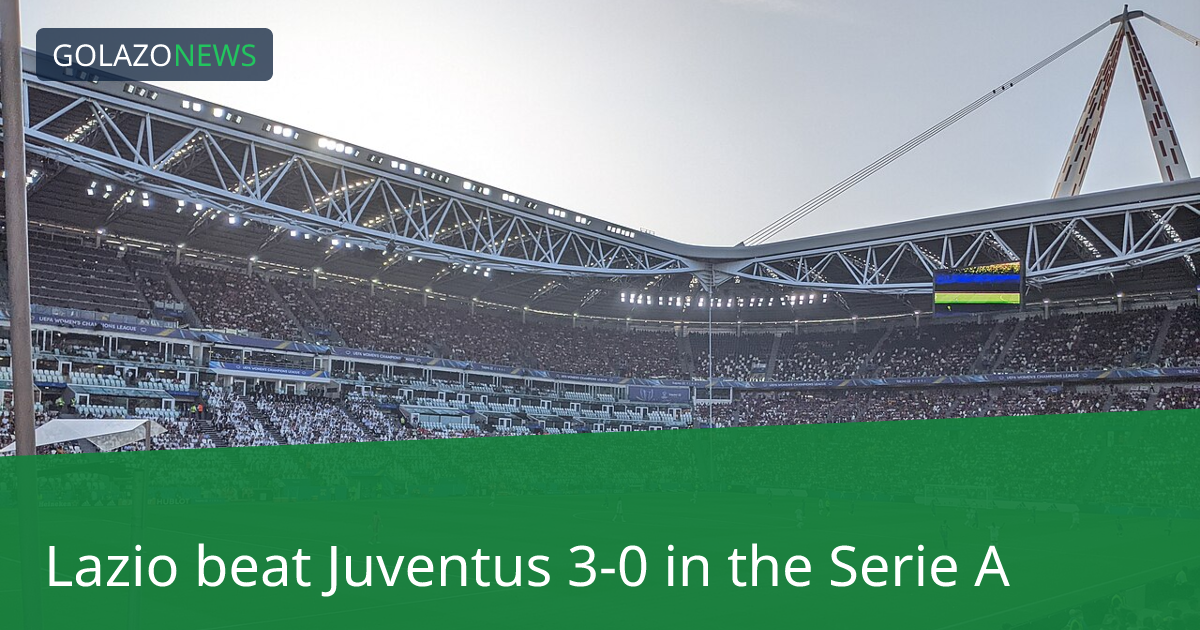 Serie A: Lazio, Juventus에 3-0 승리