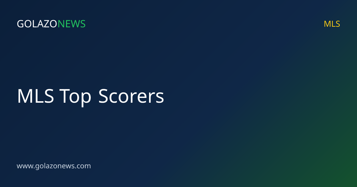 MLS得点ランキング：L. Messiが25得点でトップ