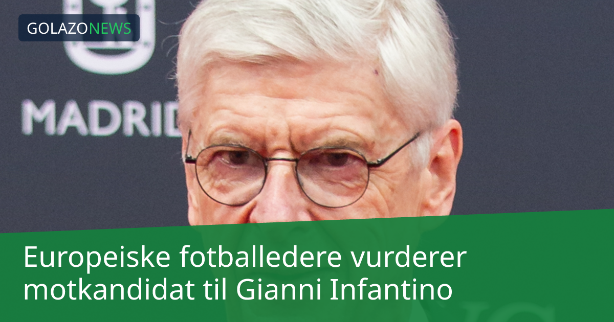 Europeiske fotballedere vurderer motkandidat til Gianni Infantino