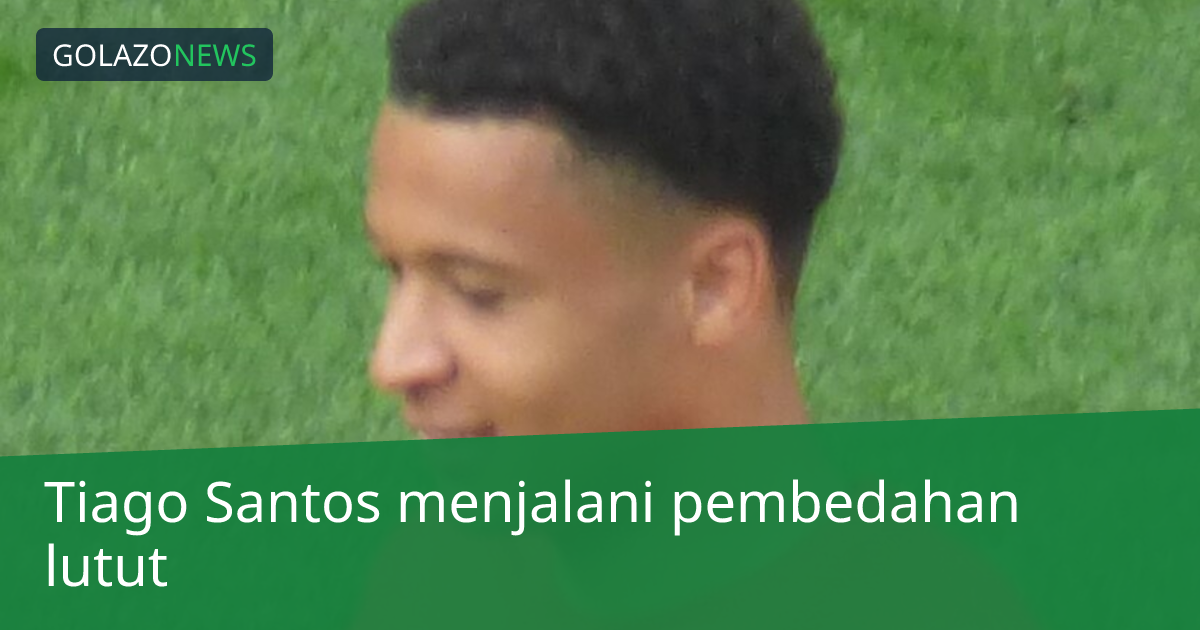 Tiago Santos menjalani pembedahan lutut