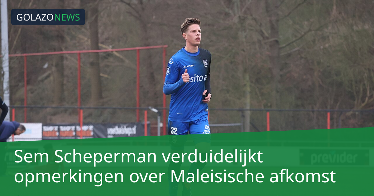 Sem Scheperman verduidelijkt opmerkingen over Maleisische afkomst