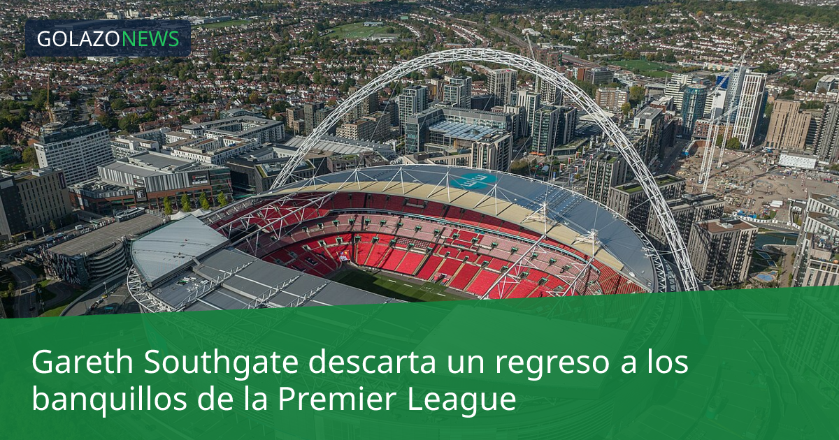 Gareth Southgate descarta un regreso a los banquillos de la Premier League