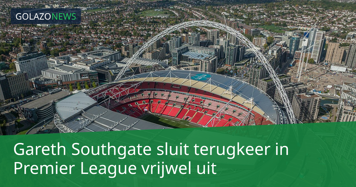 Gareth Southgate sluit terugkeer in Premier League vrijwel uit