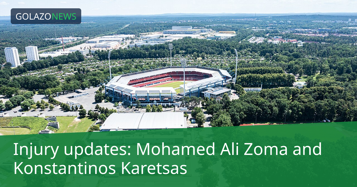 Injury updates: Mohamed Ali Zoma and Konstantinos Karetsas