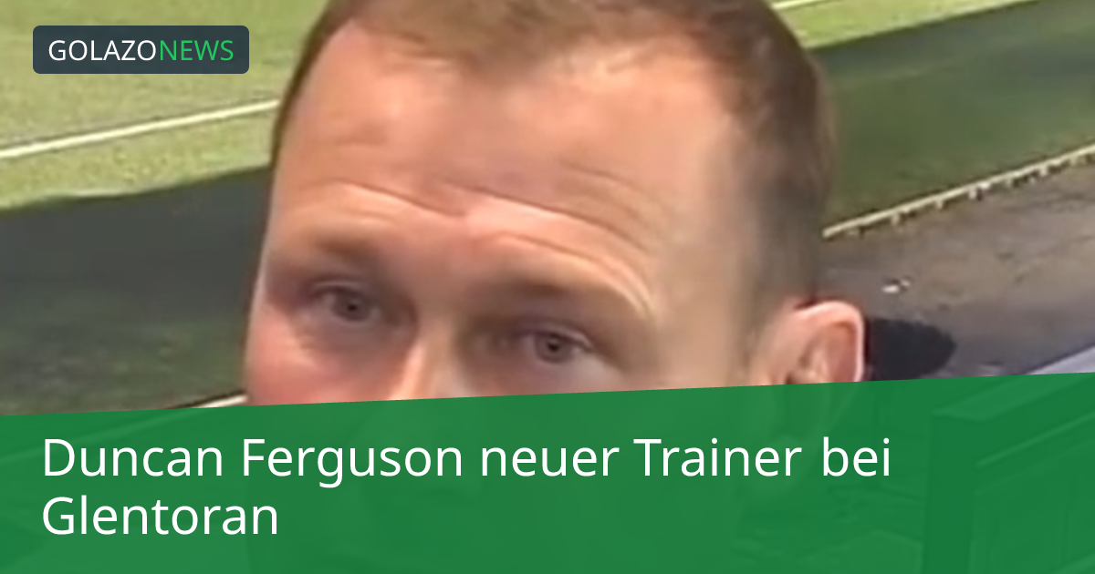 Duncan Ferguson neuer Trainer bei Glentoran