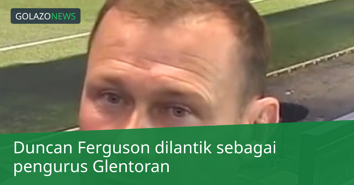 Duncan Ferguson dilantik sebagai pengurus Glentoran