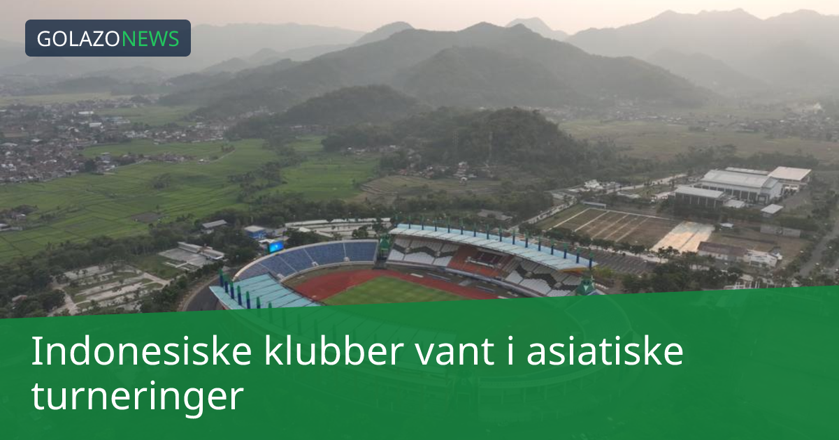 Indonesiske klubber vant i asiatiske turneringer