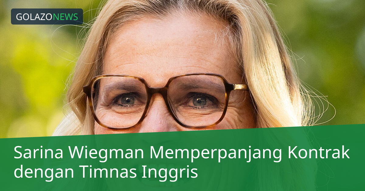 Sarina Wiegman Memperpanjang Kontrak dengan Timnas Inggris