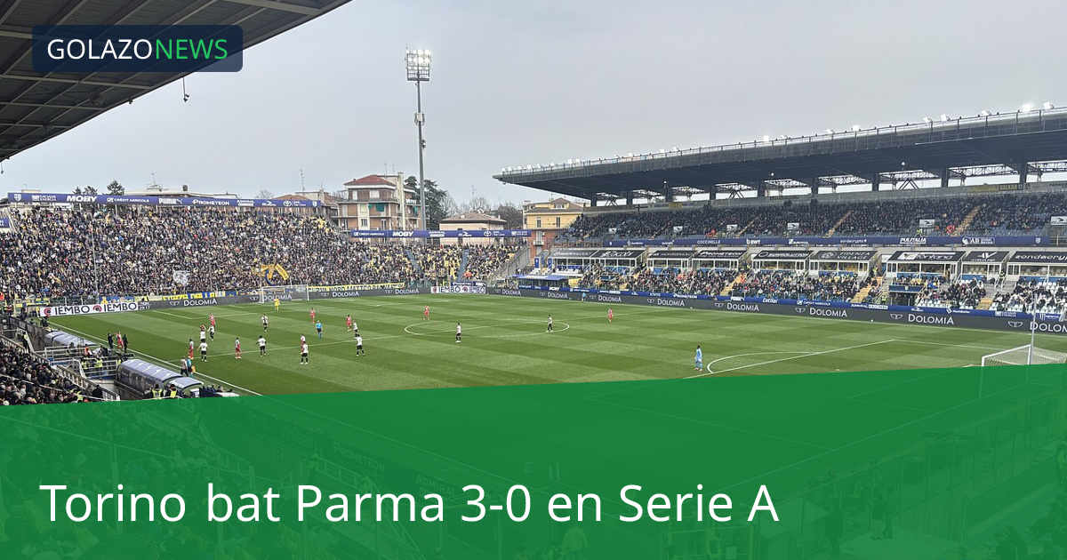 Torino bat Parma 3-0 en Serie A